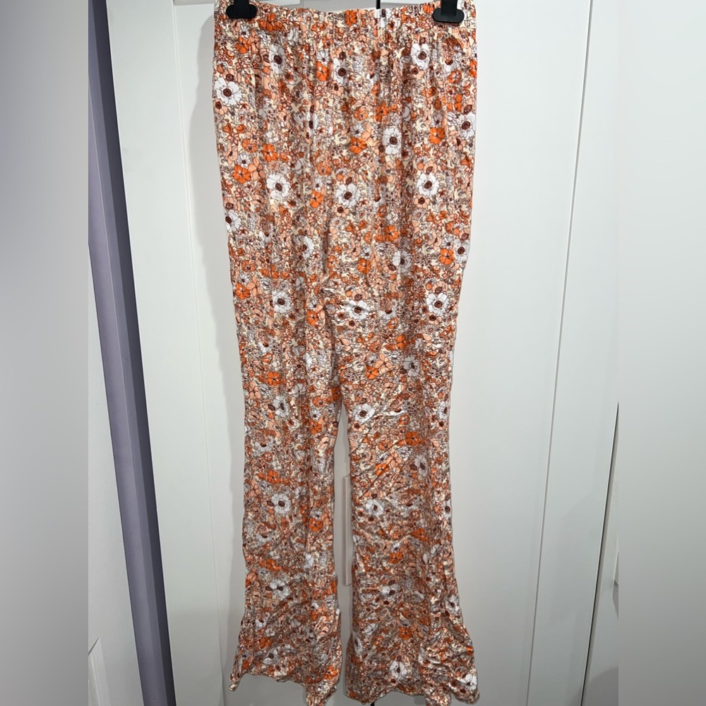 Bell Bottom Floral Pants